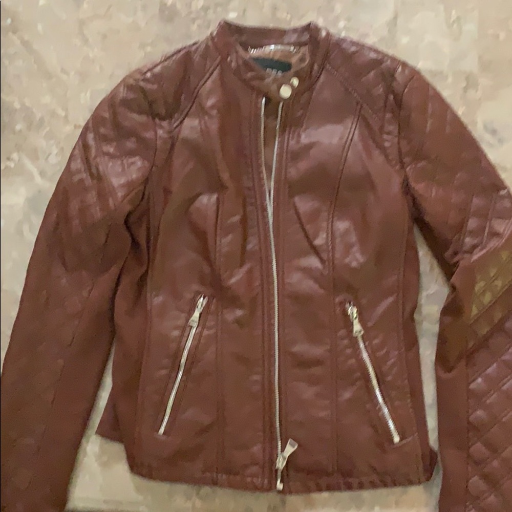 Express faux leather jacket